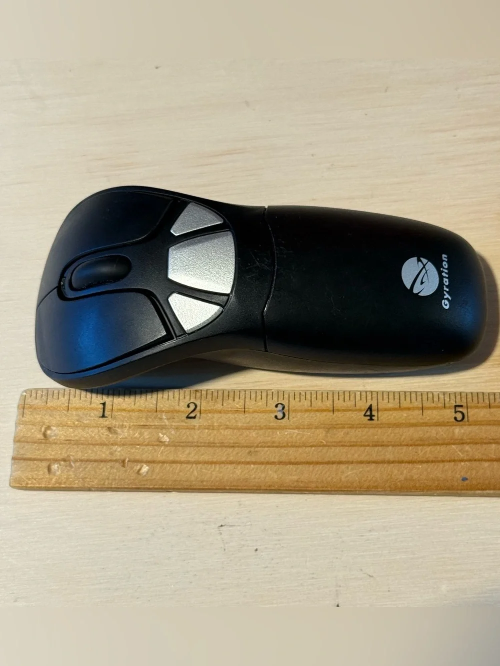 Gyration Go Plus AS04130-003 Black Wireless 2.4GHz Motion Sensor Laser Air Mouse